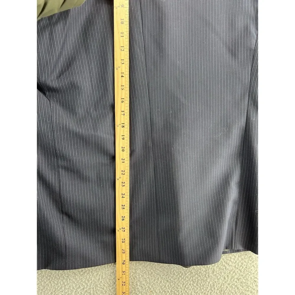 Daniel Cremieux Performance Loro Piana 44S Blue Sports Coat Blazer‎ Stripe ITALY